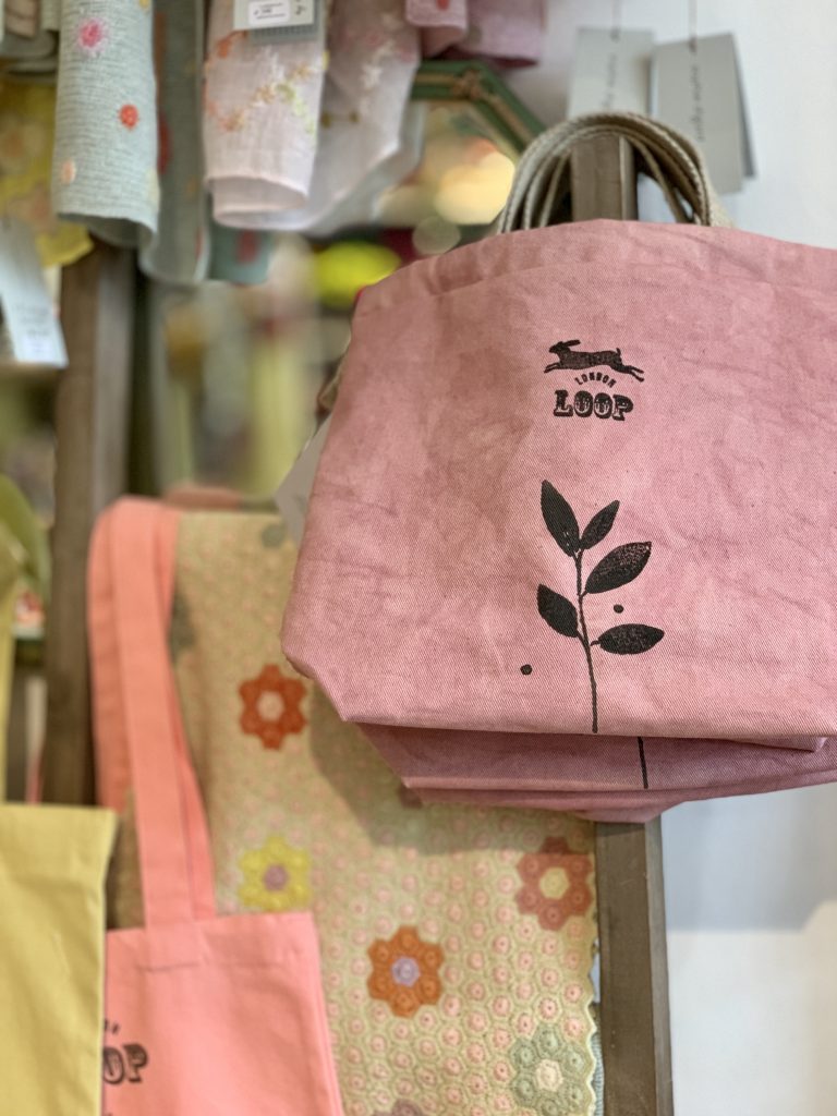 Kaliko projects bags in store at Loop London