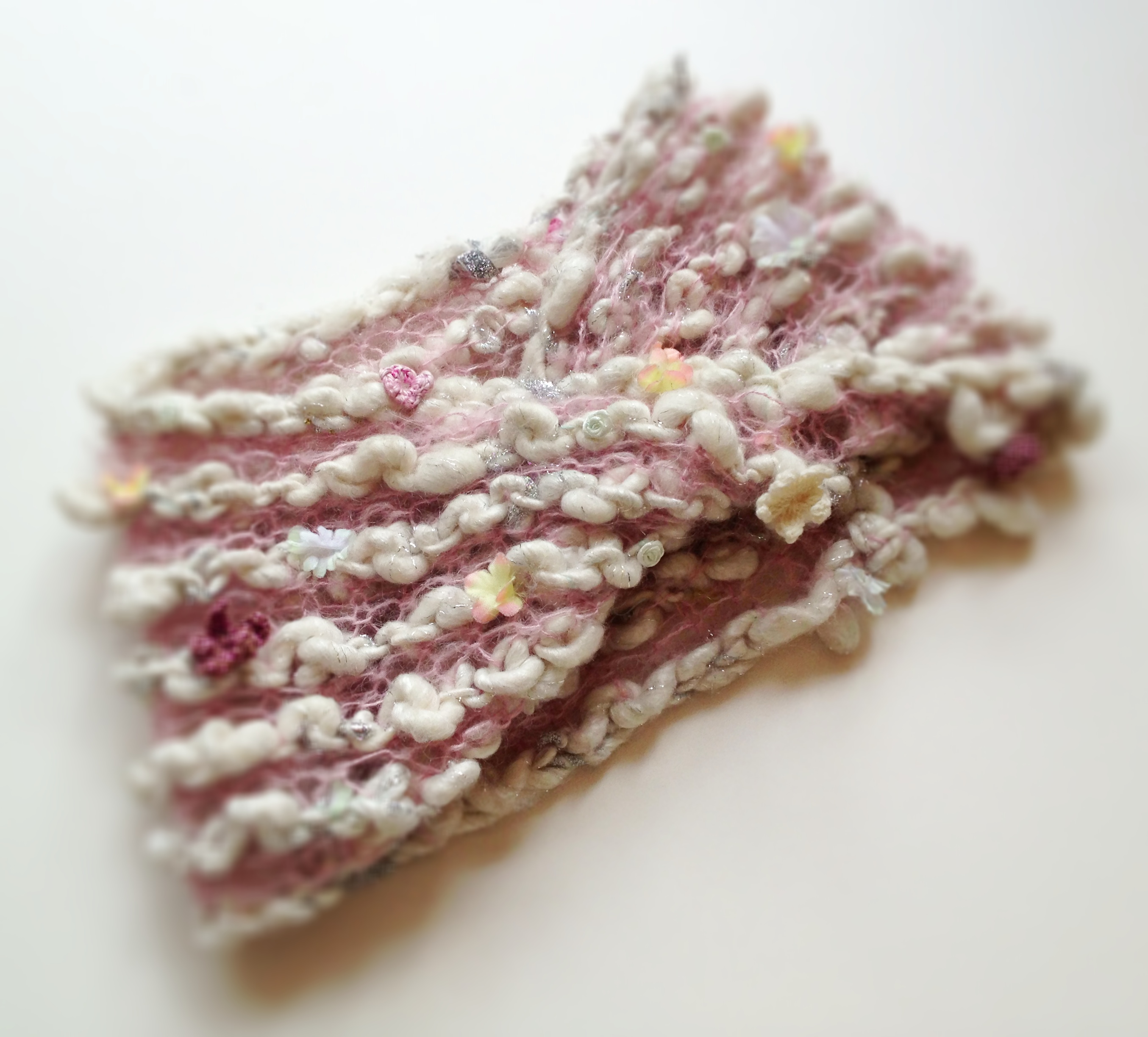 Knit Collage Candy Cowl