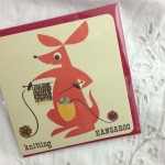 Knitting Kangaroo Card. Loop, London.