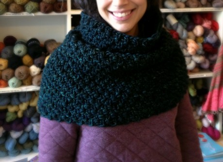 Chunky Seeded Cowl in Mecha Vaa