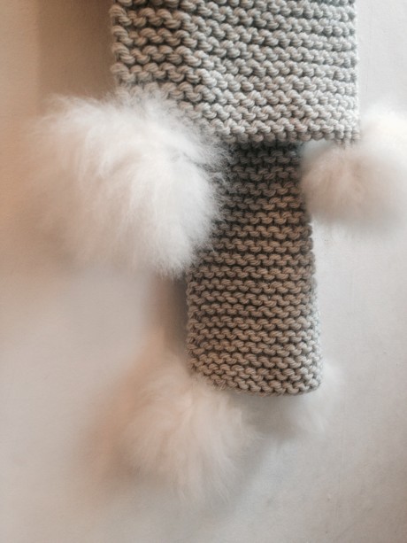 Toft Chunky Scarf with Alpaca PomPoms! www.loopknitlounge.com Loop, London