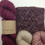 Eden Cottage Yarns, Bowland DK (L-R) Black Magic Rose, Drfitwood, Rambeling Rose. Loop, London. www.loopknitlounge.com