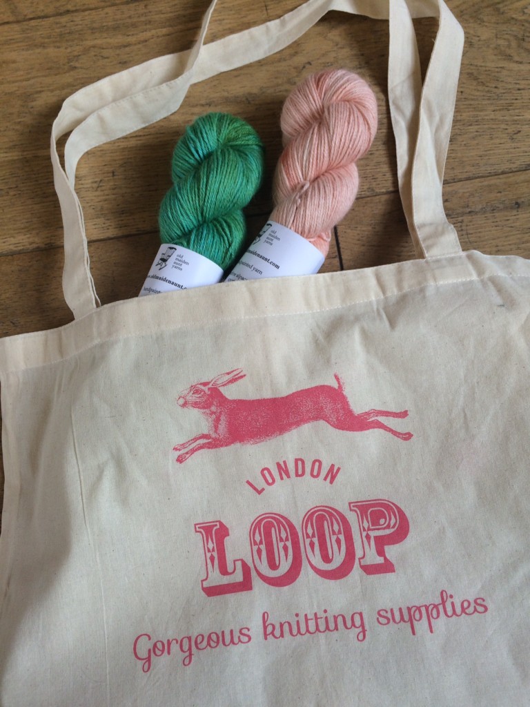 Loop Shopper with Old Maiden Aunt. Loop, London. www.loopknitlounge.com