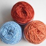 Cowgirlblues DK (CW from Top) Fire Lilly, Manarin, Argentine. Loop, London. www.loopknitlounge.com