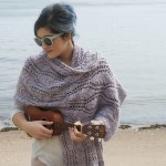 Laight Street by Kirsten Kapur from Shawl Book One. Photography by Gale Zucker. Loop, London. www.loopknitlounge.com