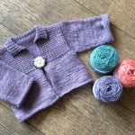 Little Boy Blue by Heirloom Stitches, in Cowgirlblues DK ‘Lavender’. With Lavender, Jade and Coral. Loop, London. www.loopknitlounge.com