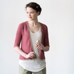 Petunia by Pam Allen for Quince & Co. Sparrow ‘Nannyberry’ and ‘Little Fern’. Loop, London. www.loopknitlounge.com