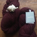 Miga de Pan Mini Elephant and Woolfolk Hygge in Burgandy. Loop, London www.loopknitlounge.com