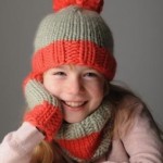 Mrs. Moon Kid’s Hat, Snood, Mitts