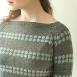 Linnae Sweater by Quince & Co. Chickadee in Kittywake and Birdsegg