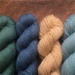 Quince & Co Tern (L-R) Aventurine, Prouts Neck, Popham, Backbay Loop, London