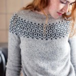 Stasis Yoke Pullover by Brooklyn Tweed. Loft in Snowbound and Cast Iron