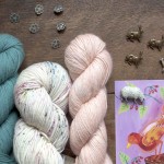 Easter at Loop (Finch in Belize, Vintage in Found Pottery and Old Maiden Aunt in Blossom.