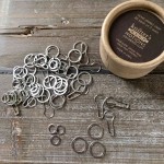 Nickel Plated Stitch Markers at Loop, London