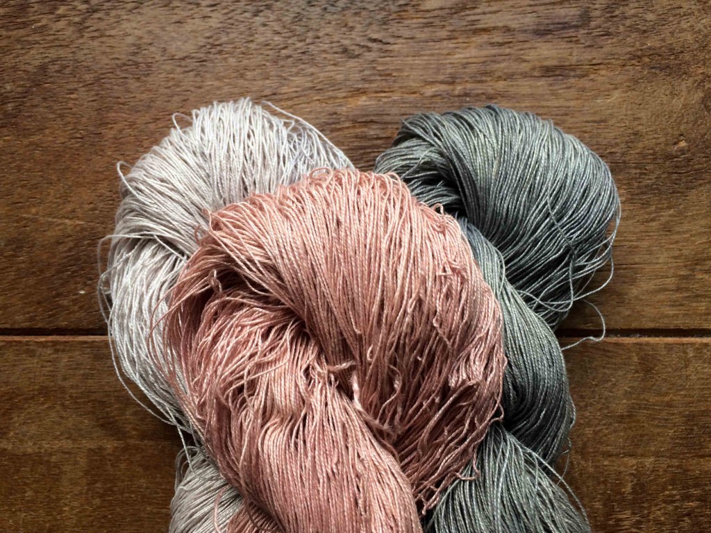 CW from top left: Welsh Silver Birch, Soft Pewter and Coral