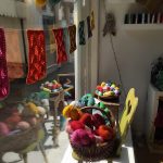 Dandelion Yarn samples at Loop London