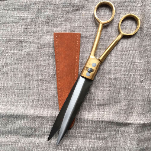 Brass scissors with Pouch