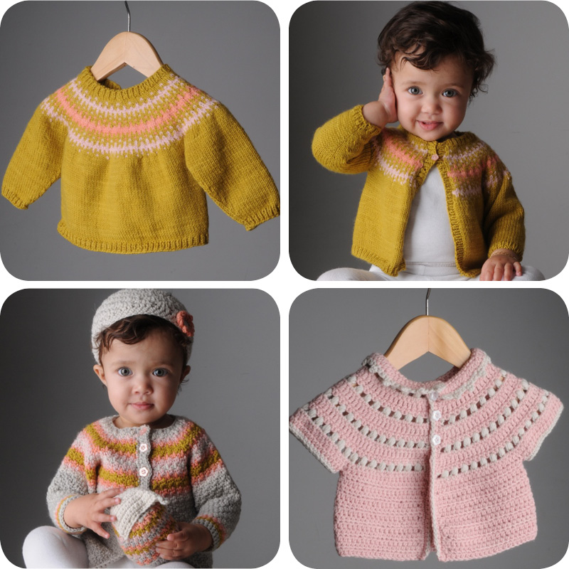 Swaddle baby knit and crochet patterns at Loop London