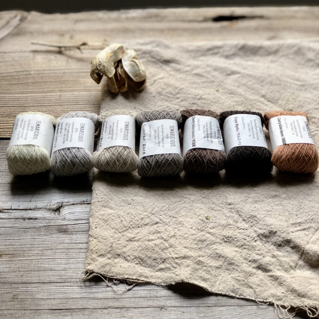 Temaricious naturally dyed threads for Loop London