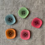 Retro Square Buttons at Loop London