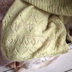 Oleander lace wrap in Melted Baby Suri at Loop London