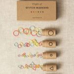 Cocoknits flight of stitch markers at Loop London