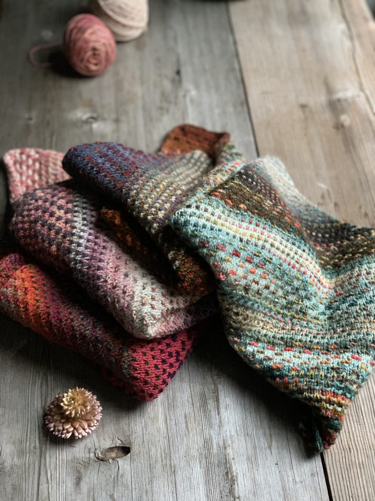 On Our Needles The Shift cowl