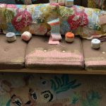 Celia Pym mending at Loop London 1