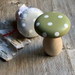 Hikaru Noguchi Darning Mushrooms olive for Loop London