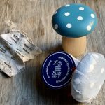 Hikaru Noguchi Darning Mushrooms turquoise for Loop London