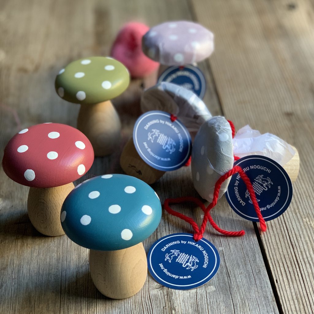 Hikaru Noguchi darning mushrooms Loop exclusives at Loop London