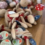 Hikaru Noguchi darning mushrooms at Loop London