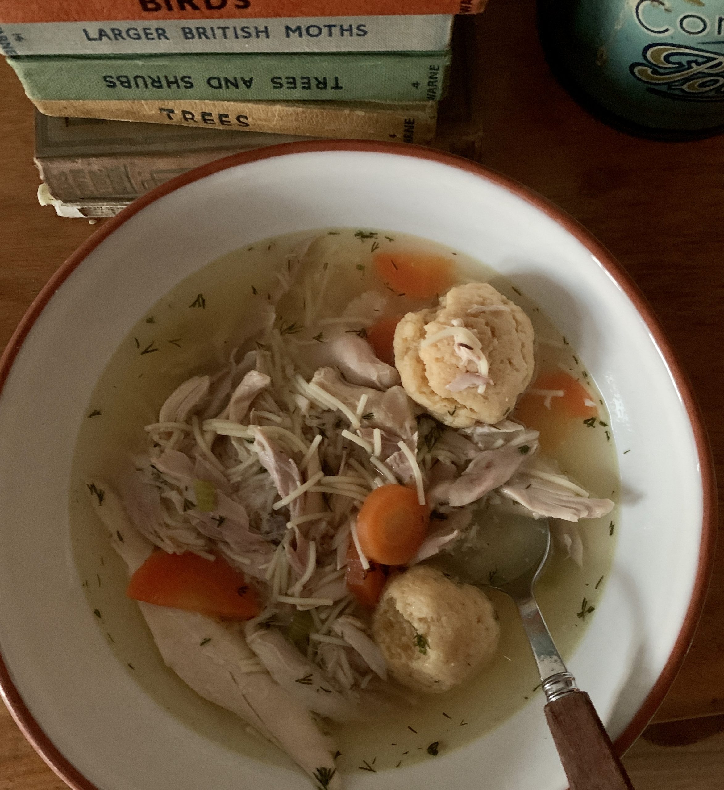 Susans chicken soup at Loop London LoopKnitlounge