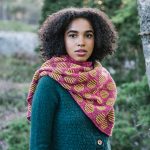 laine 9 olga jazzy winter suns shawl at Loop London 1