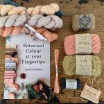 Naturally dyed yarn at Loop London 22