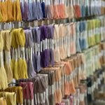 Naturally dyed yarn at Loop London 23