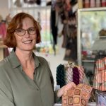 Naturally dyed yarn at Loop London 24