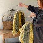 Naturally dyed yarn at Loop London 8