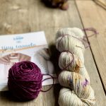 Tiny Tassels shawl kit in Field Notes at Loop London