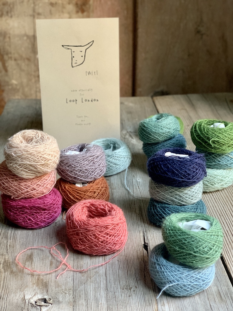 Twirl Yarn : Beautiful baby cake sets of naturally dyed yarn