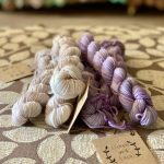 Lichen & Lace Sock Minis at Loop London Lilac and Linen