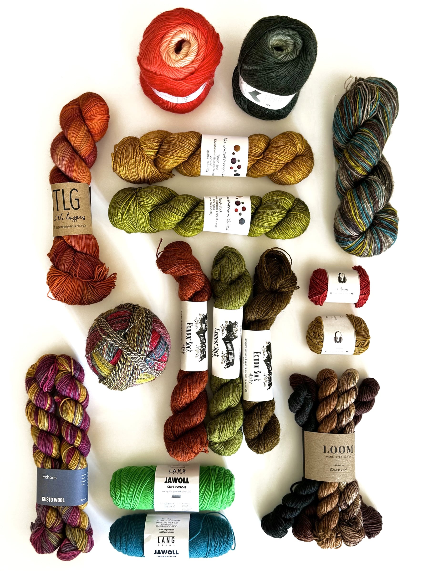 Sock Yarns Galore and More!